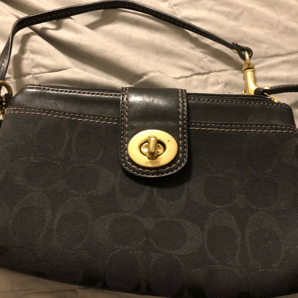 Coach small purse wristlet